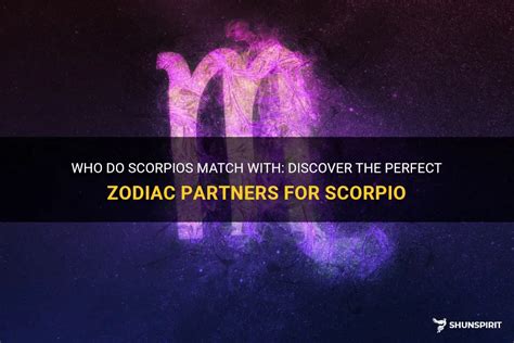 scorpio perfect zodiac match